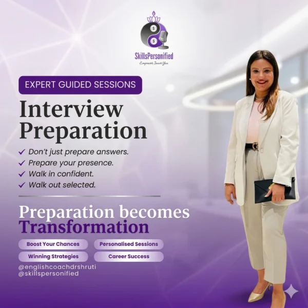 Interview Preparation Training by Dr. Shruti Soni